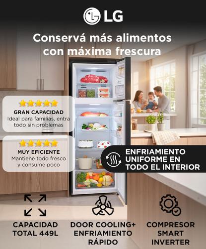 Heladera LG VT45APMC 449L Top Freezer Door Cooling Smart Inverter WiFi  - 1