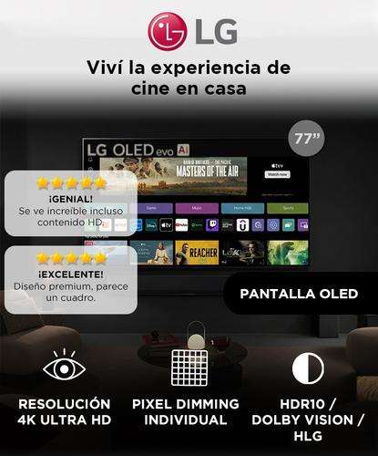 TV OLED LG evo G4 77 4K 120Hz 11 AI Dolby Vision - 1