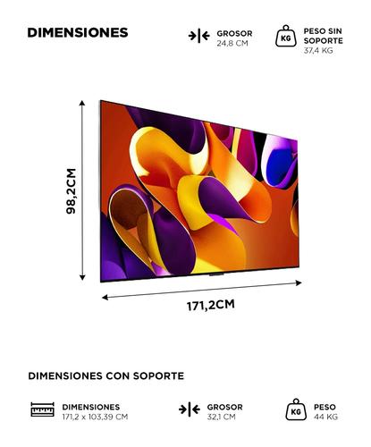 TV OLED LG evo G4 77 4K 120Hz 11 AI Dolby Vision - 5