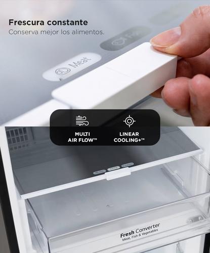 Heladera LG VB33BPM Bottom Freezer 335Lts  Door Cooling Smart Inverter  - 2