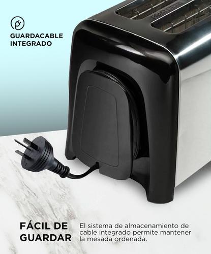 Tostadora Hamilton Beach 22614VAR 750W 2 Rebanadas 7 Niveles Acero Inoxidable Bandeja Migas - 4