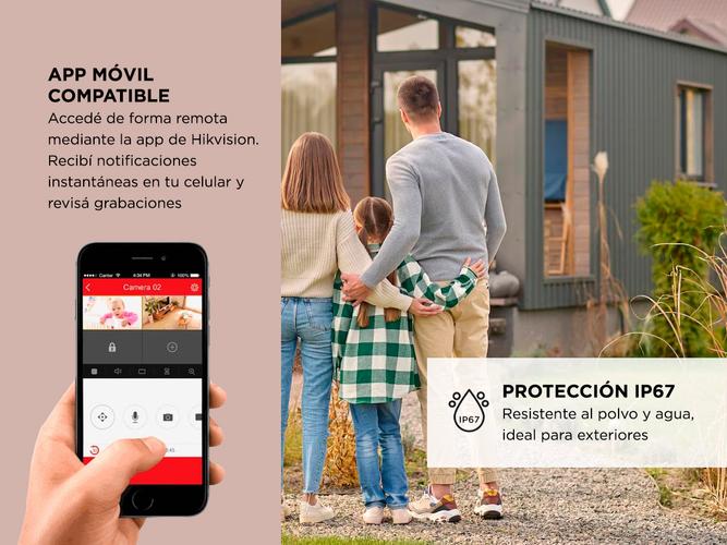 Cámara Seguridad Hikvision Colorvu Cctv 2mp Ds-2ce10df3t-pf Color Blanco - 3