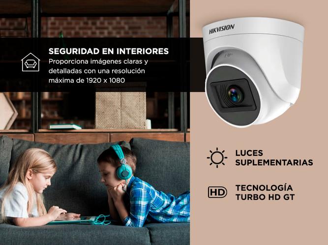 Cámara De Seguridad Hikvision DS-2CE76D0T-EXIPF 28mm 1080p 2mp Domo - 3