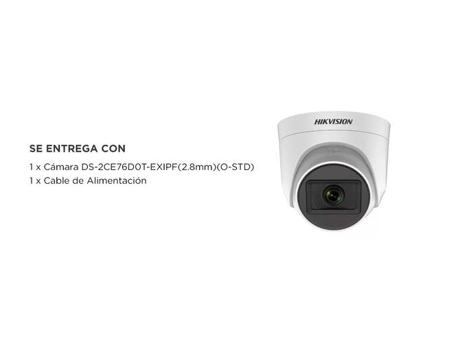Cámara De Seguridad Hikvision DS-2CE76D0T-EXIPF 28mm 1080p 2mp Domo - 5