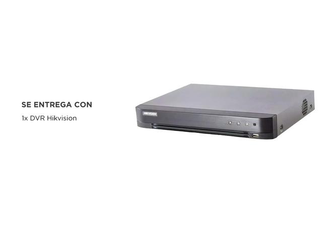 Dvr Hikvision 4 Canales IDS-7204HQHI-M1FA Reconocimiento Facial - 5