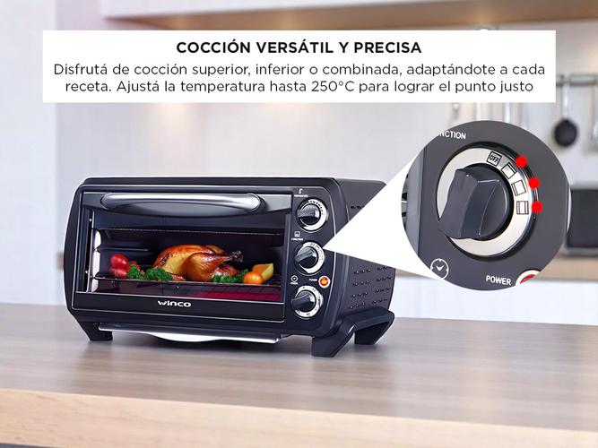 Horno electrico Winco 17 litros W517 1500W - 2