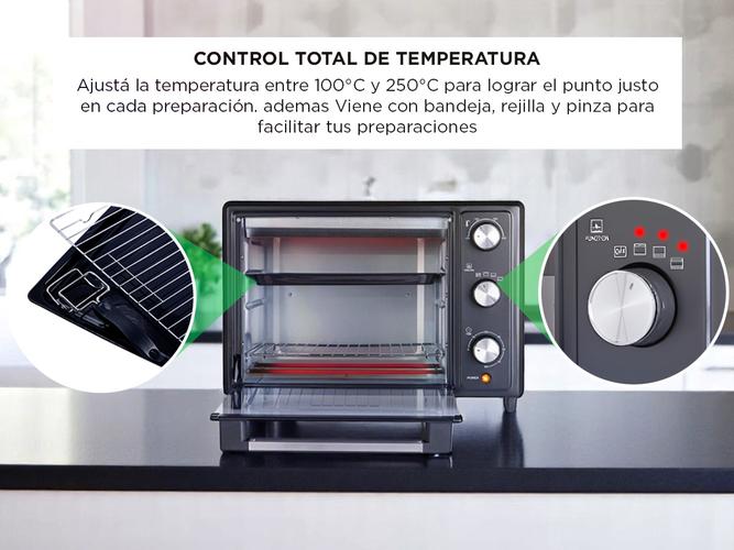 Horno electrico Winco 34 litros W1134 1600W - 2