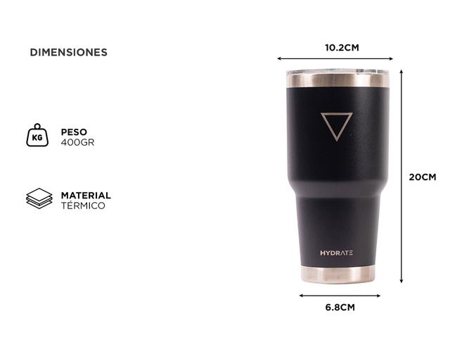Vaso Hydrate 887 Ml Frio Calor Acero Inoxidable  - 4