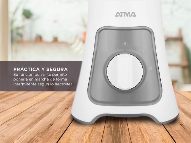Licuadora de Vaso Atma 15 L Jarra Plástica 2 Velocidades - 2