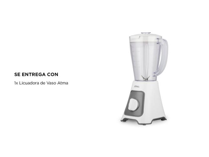 Licuadora de Vaso Atma 15 L Jarra Plástica 2 Velocidades - 5