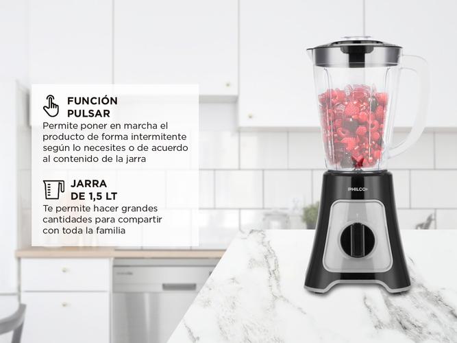Licuadora de Vaso Philco 15L 400W Velocidades  Pulsador Outlet - 3
