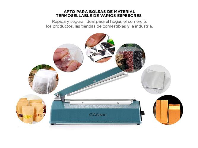 Selladora de Bolsas GADNIC S200 20cm Regulable Potencia  - 2