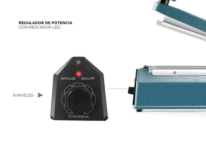Selladora de Bolsas GADNIC S200 20cm Regulable Potencia  - 4