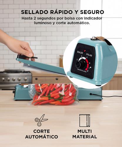 Selladora de Bolsas Gadnic S400 40cm c Regulador 8 Niveles Alta Potencia - 2