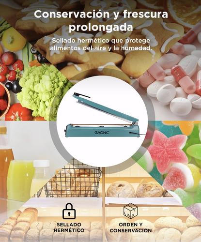 Selladora de Bolsas Gadnic S400 40cm c Regulador 8 Niveles Alta Potencia - 4
