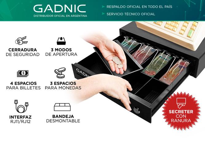 Caja Para Dinero Gadnic G335 Cerradura de Seguridad 3 Modos de Apertura Secreter - 1