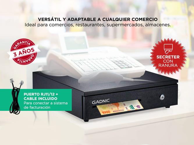 Caja Para Dinero Gadnic G335 Cerradura de Seguridad 3 Modos de Apertura Secreter - 4