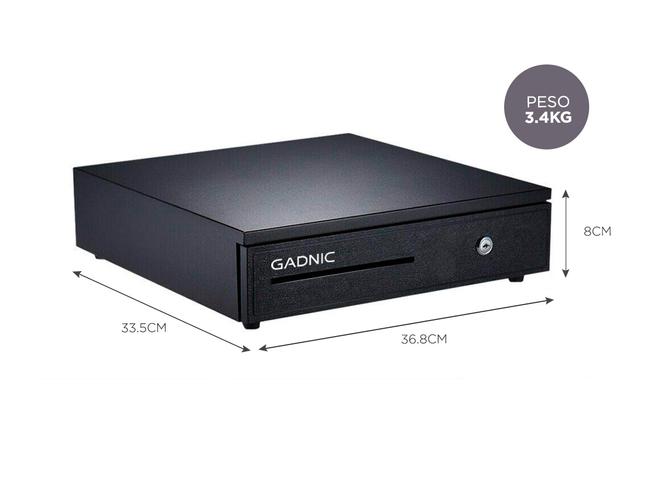 Caja Para Dinero Gadnic G335 Cerradura de Seguridad 3 Modos de Apertura Secreter - 5