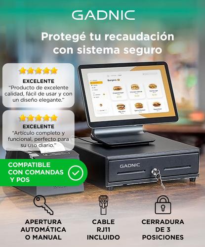 Caja Para Dinero Gadnic G335 Cerradura de Seguridad 3 Modos de Apertura Secreter - 1