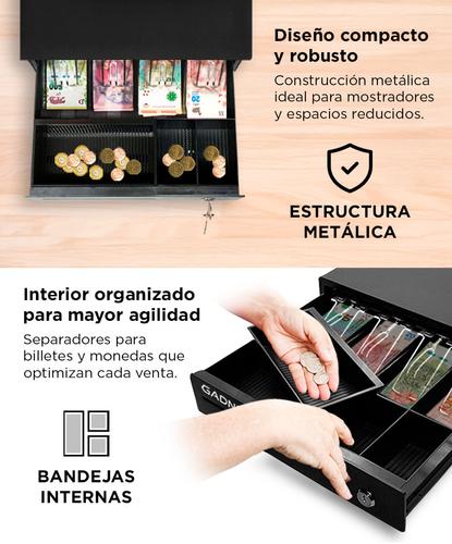 Caja Para Dinero Gadnic G335 Cerradura de Seguridad 3 Modos de Apertura Secreter - 3