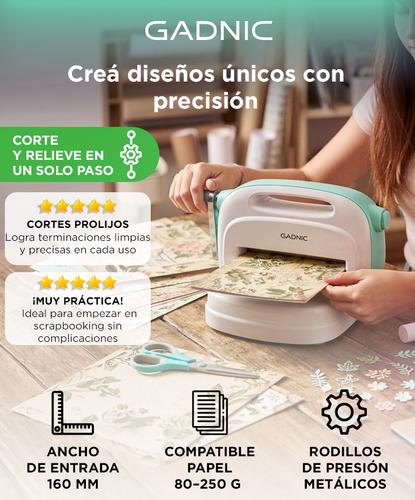 Perforadora Troqueladora Gadnic 160mm Embossing Scrapbook Papel - 1