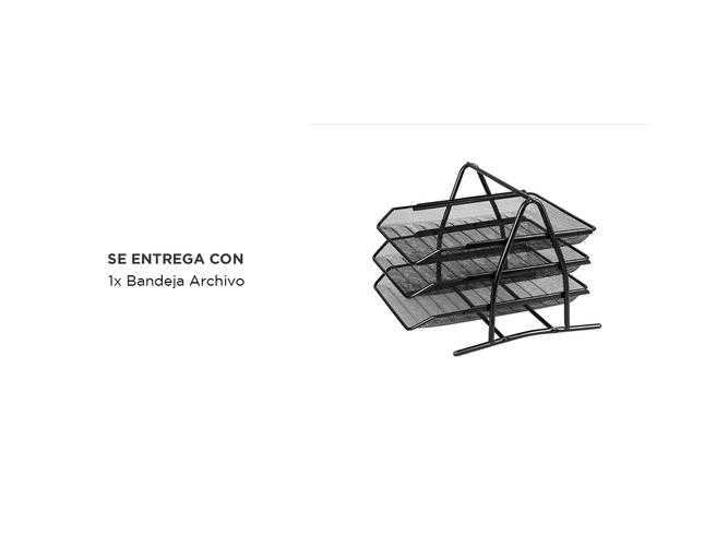 Bandeja Archivador Gadnic BAND15 Papelera Metálica - 5