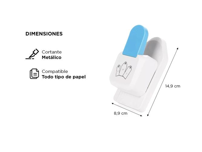 Perforadora Manual Gadnic Troqueladora Para Etiquetas  - 4