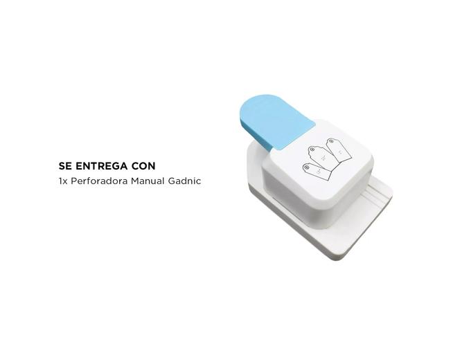 Perforadora Manual Gadnic Troqueladora Para Etiquetas  - 5