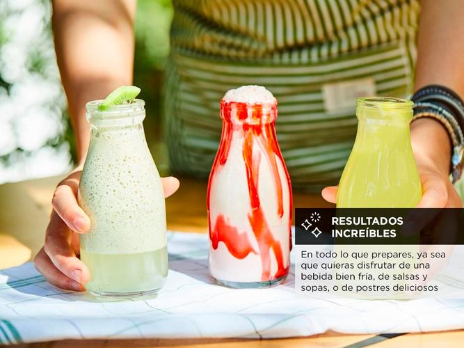 Licuador Liliana Whitelic 1.5L 500w Jarra Plastica AL100 - 2