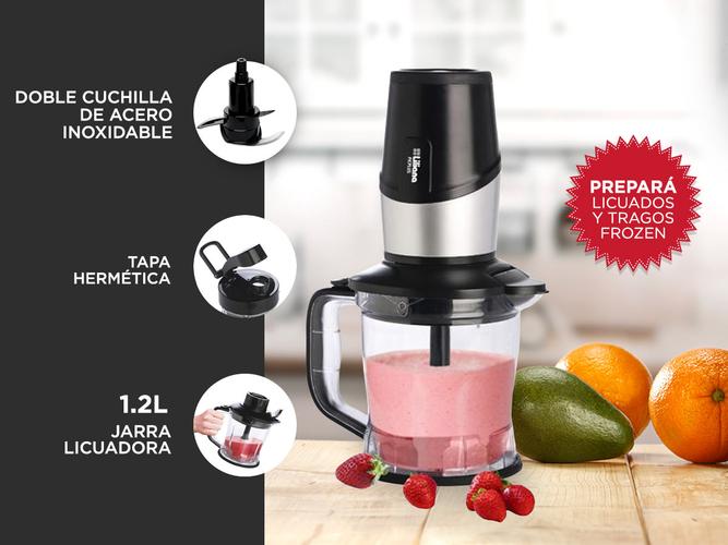 Licuadora Liliana Picplus AM312 Pica Hielo con Botella Deportiva 700w Doble Cuchilla Inox - 3