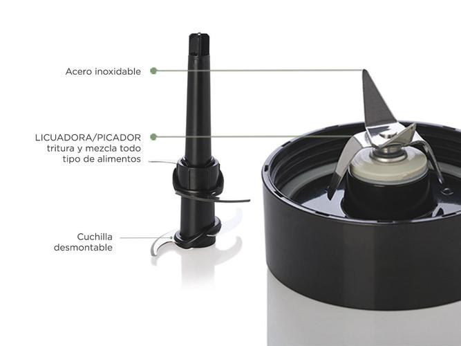 Licuadora Liliana Picplus AM312 Pica Hielo con Botella Deportiva 700w Doble Cuchilla Inox - 4