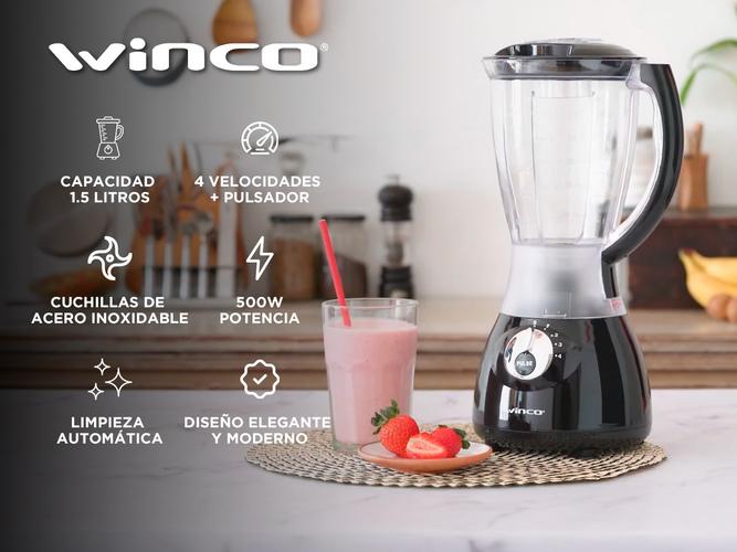 Licuadora Winco W1902 con Vaso Plástico 15 lts - 1