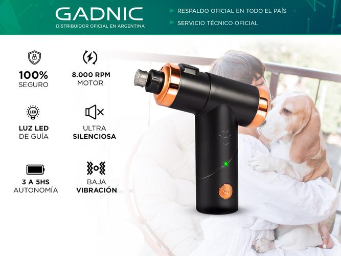 Lima De Uñas Para Perros Gadnic LMDG2 Electrica Recargable  - 1