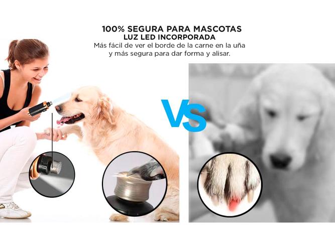 Lima De Uñas Para Perros Gadnic LMDG2 Electrica Recargable  - 2