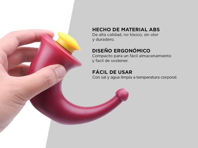Irrigador Para Limpieza Nasal Gadnic Lavado Sanitario - 2