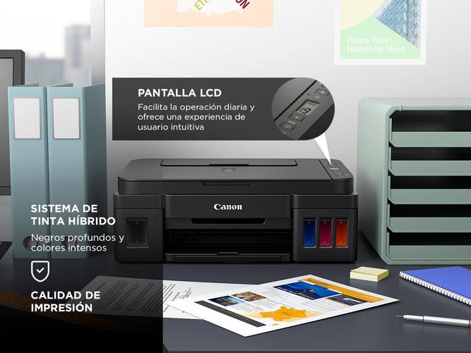 IMPRESORA CANON PIXMA G2110  Multifuncional de Inyección de Tinta - 4