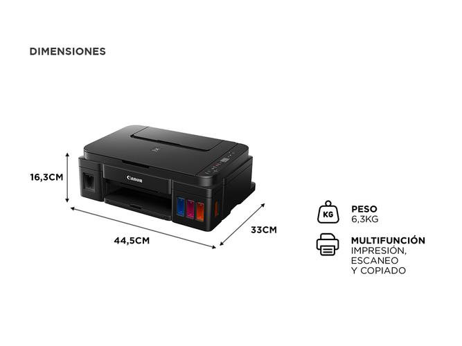 IMPRESORA CANON PIXMA G2110  Multifuncional de Inyección de Tinta - 5
