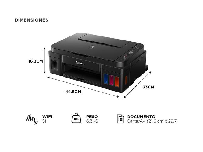 Impresora Canon Pixma G3110 Multifunción - 5
