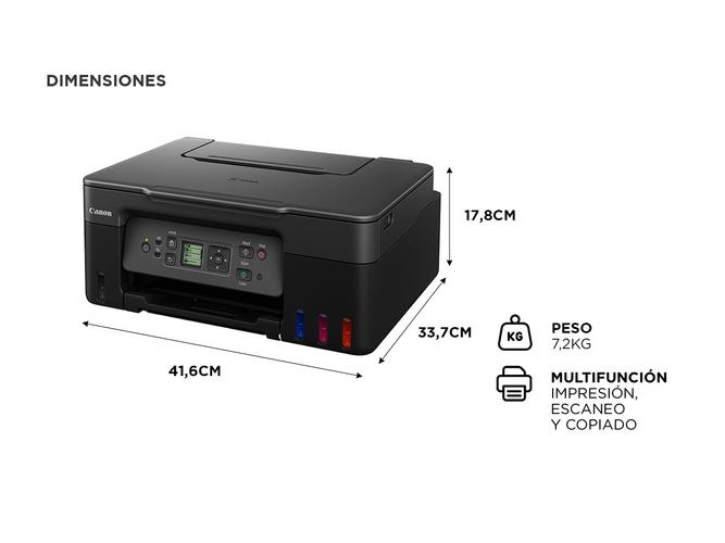 IMPRESORA CANON PIXMA G3170  Inalámbrica  Multifuncional - 5