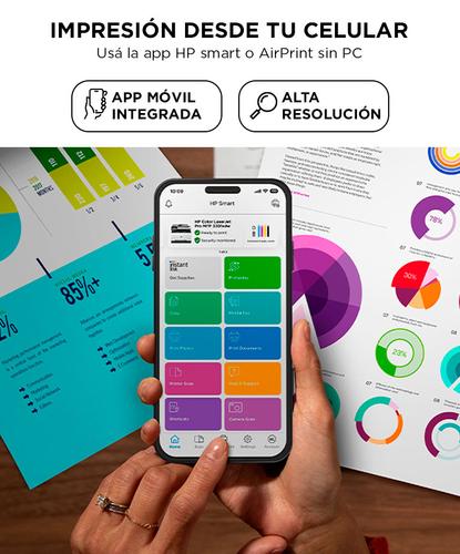 Impresora Multifuncional HP 3303FDW Color Laserjet Pro Mfp - 3