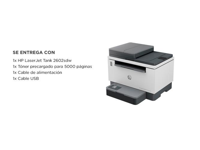 Impresora HP Laser Jet Tank 2602 SDW  - 5