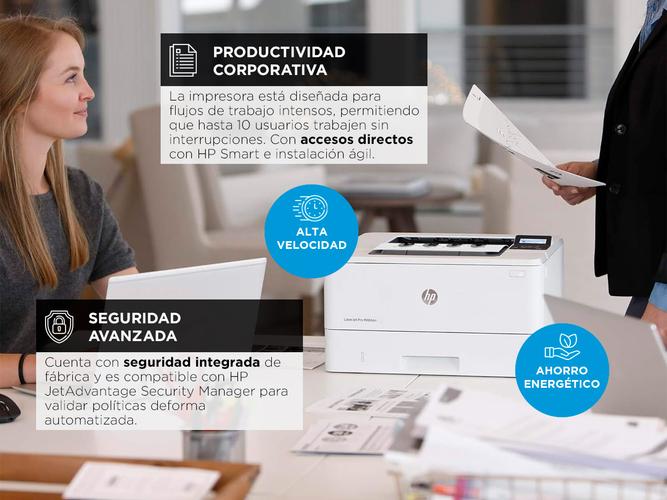 Impresora HP LaserJet Pro 4003dw Impresión Ultrarrápida - 3