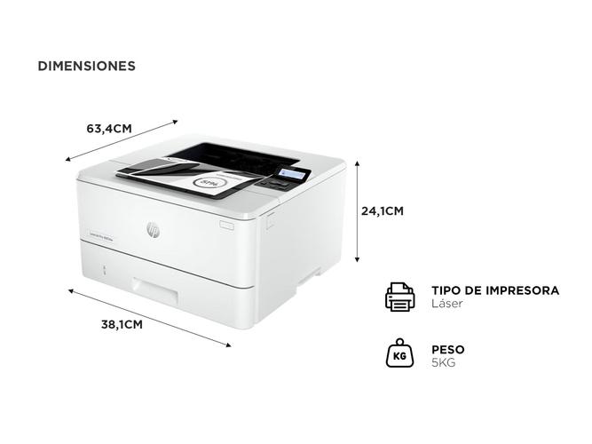 Impresora HP LaserJet Pro 4003dw Impresión Ultrarrápida - 4