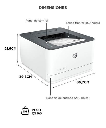 Impresora Hp Laserjet Pro 3003dw Monocromática Wifi - 5