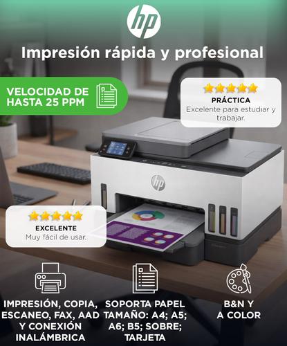 Impresora Multifuncional HP Smart Tank 790 Conexión WiFi Copia Impresión Escaneo Fax Color - 1