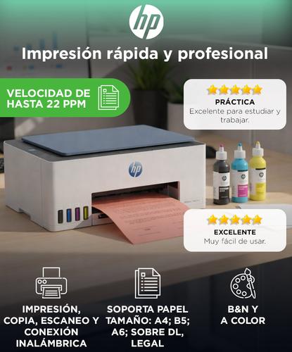 Impresora Multifuncional HP Smart Tank 585 Conexión WiFi Copia Impresión Escaneo Color - 1