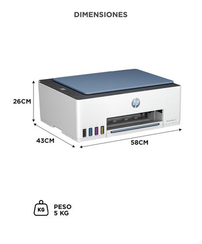 Impresora Multifuncional HP Smart Tank 585 Conexión WiFi Copia Impresión Escaneo Color - 5