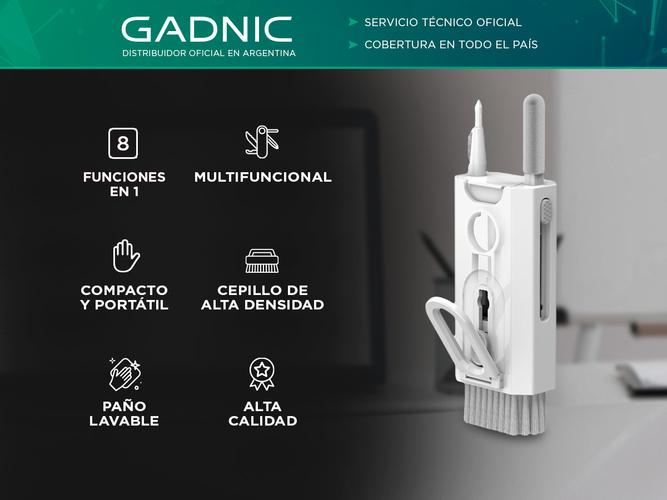 Set Limpia Teclado y Auricular Ganic 8 en 1 - 1