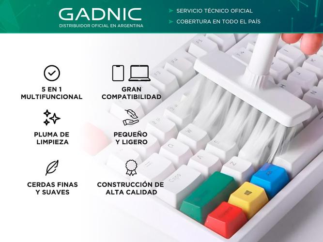 Kit Limpieza Cepillo 5 En 1 Gadnic Teclado Auricular - 1