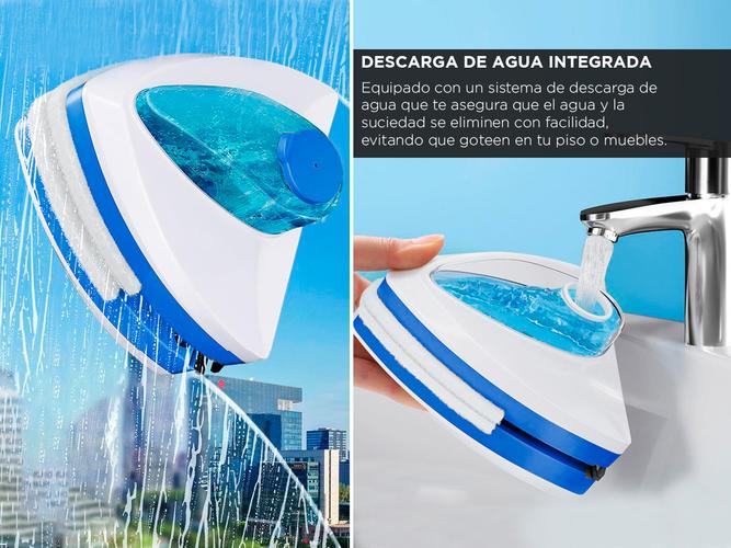Cepillo Limpiador de Vidrios Magnético Gadnic LVID02 Automático de Doble Cara Usado - 2